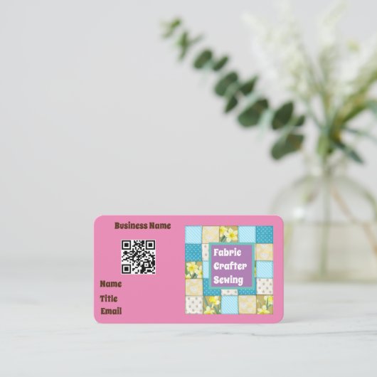 Carte De Visite Fabric (Debout devant)