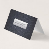 Carte De Visite Fabric Denim (Dos)