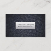 Carte De Visite Fabric Denim (Dos)