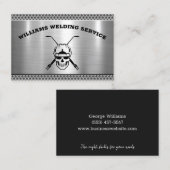 Carte De Visite Fabricant de soudure en métal de soudure (Devant / Derrière)