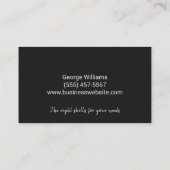 Carte De Visite Fabricant de soudure métallique soudeur profession (Dos)