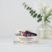 Carte De Visite Fabricant élégant de concepteur de bijoux ou de (Debout devant)