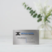 Carte De Visite Fabrication d'acier et de métaux (Debout devant)