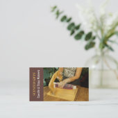 Carte De Visite Fabrication de savon, bougie et fabricant de savon (Debout devant)