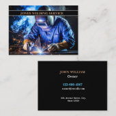 Carte De Visite Fabrication et entrepreneur professionnel de soude (Devant / Derrière)