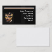 Carte De Visite Fabrication faite main de bougie (Devant / Derrière)