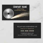 Carte De Visite Fabrication professionnelle de soudure circulaire (Devant / Derrière)