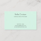 Carte De Visite Fabriqué à la main avec l'amour mignonne Country H (Dos)