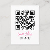 Carte De Visite Fabriqué à la main avec le Merci d'entreprise d'am (Dos)