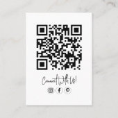 Carte De Visite Fabriqué à la main avec le Merci d'entreprise d'am (Dos)