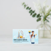 Carte De Visite Fabriquée avec des bulles de chambre et de savon (Debout devant)