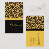 Carte de visite fabuleux de Jaguar (Devant / Derrière)