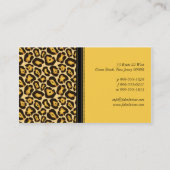 Carte de visite fabuleux de Jaguar (Dos)