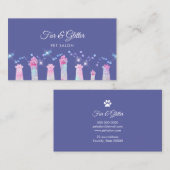 Carte De Visite fabuleux pattes et fausse parties scintillant (Devant / Derrière)