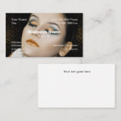 Carte de visite face maquillage Arrière - plan HAM (Devant / Derrière)