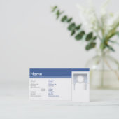 Carte De Visite Facebook - affaires (Debout devant)