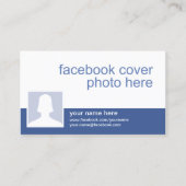 Carte de visite Facebook CC0213 (Devant)