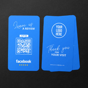 Carte De Visite Facebook Commentaires QR Code Business Review Link