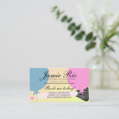 Carte De Visite Facepainter Facepainter Corps Artiste Brush Balloo (Debout devant)