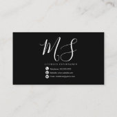 Carte De Visite Facepainter Facepainting Artiste de maquillage pou (Dos)