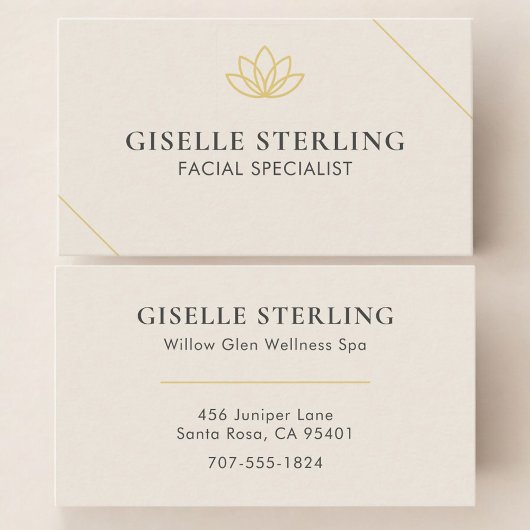 Carte De Visite Facial Specialist
