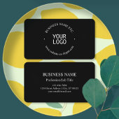 Carte De Visite Facile de remplacement de logo et de texte personn