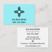 Carte de visite Facile Personnaliser Modèle Euro S (Devant / Derrière)