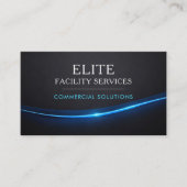 Carte De Visite Facility Building Services QR Code (Devant)