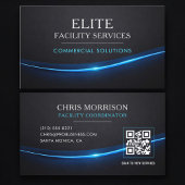 Carte De Visite Facility Building Services QR Code