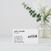 Carte De Visite Facteur d'évolution (Debout devant)