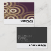 Carte De Visite Facteur "O" Abstrait (Devant / Derrière)