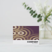 Carte De Visite Facteur "O" Abstrait (Debout devant)