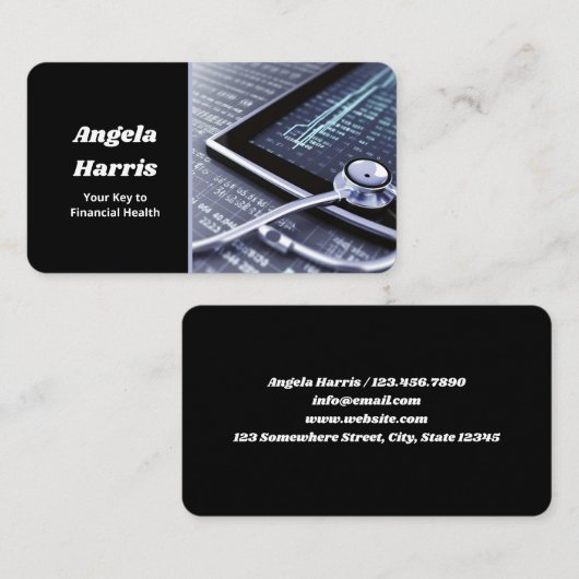 Carte De Visite Facturation Médicale (Devant / Derrière)