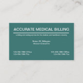 Carte De Visite Facturation Médicale et codage (Devant)
