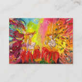 CARTE DE VISITE FAIRIES DU JOUR / ÉCLAIRAGES MAGIQUES EN JAUNE D'O (Dos)