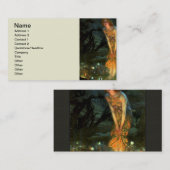 Carte De Visite Fairy Circle Fairies Midsummer Eve (Devant / Derrière)