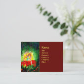 CARTE DE VISITE FAIRY DREAMING SUR LA FLEURS (Debout devant)