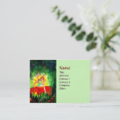 CARTE DE VISITE FAIRY DREAMING SUR LA FLEURS (Debout devant)