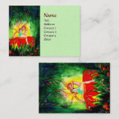 CARTE DE VISITE FAIRY DREAMING SUR LA FLEURS (Devant / Derrière)