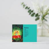 CARTE DE VISITE FAIRY DREAMING SUR LA FLEURS (Debout devant)