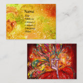 CARTE DE VISITE FAIRY EN ROUGE (Devant / Derrière)