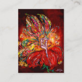 CARTE DE VISITE FAIRY EN ROUGE (Dos)