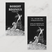 Carte De Visite Fairy Fairyland Vintage Art 7hej (Devant / Derrière)