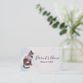 Carte De Visite Fairy Seeds Cat (Debout devant)