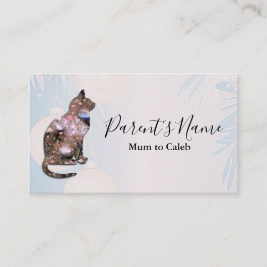 Carte De Visite Fairy Seeds Cat (Devant)