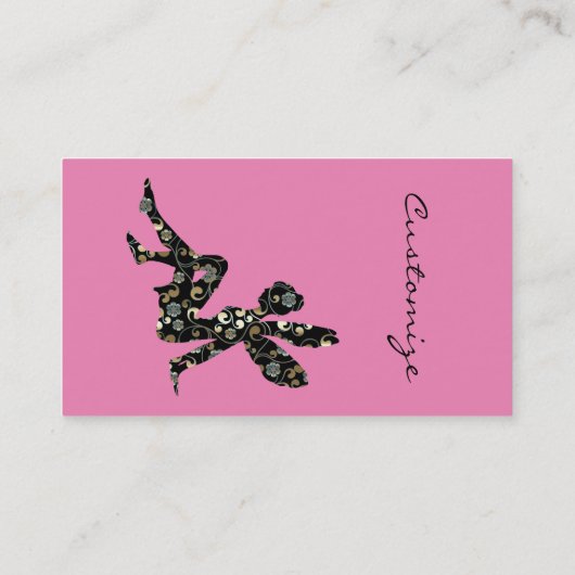 Carte De Visite Fairy Silhouette Thunder_Cove (Dos)