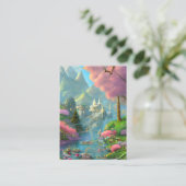 Carte De Visite Fairyland Arrière - plan Graphic (Debout devant)