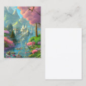 Carte De Visite Fairyland Arrière - plan Graphic (Devant / Derrière)