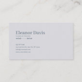 Carte De Visite Fairytale Castle Misty Forest Floral Landscape (Dos)