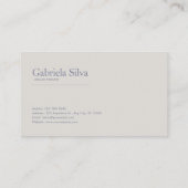 Carte De Visite Fairytale Castle Purple Floral Open Storybook (Dos)